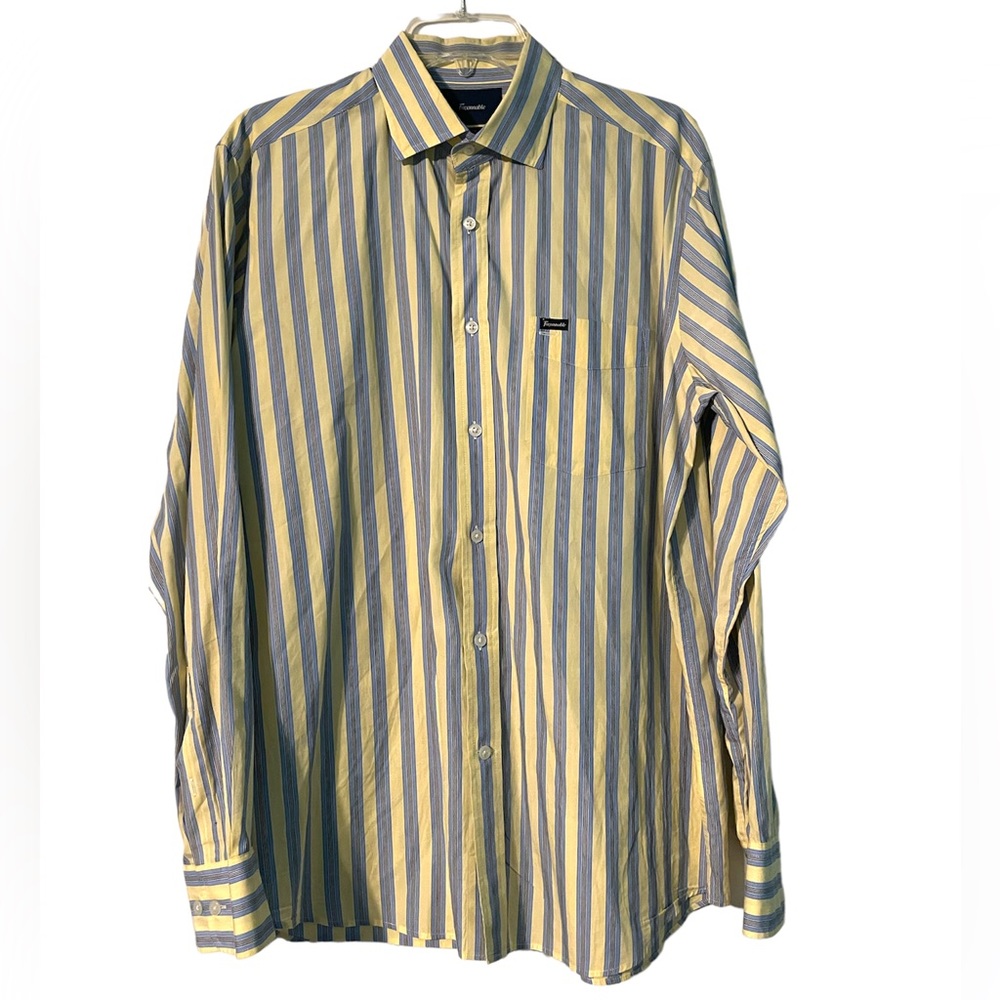 Faconnable Men's Club Deauville Large Long Sleeve Button Down